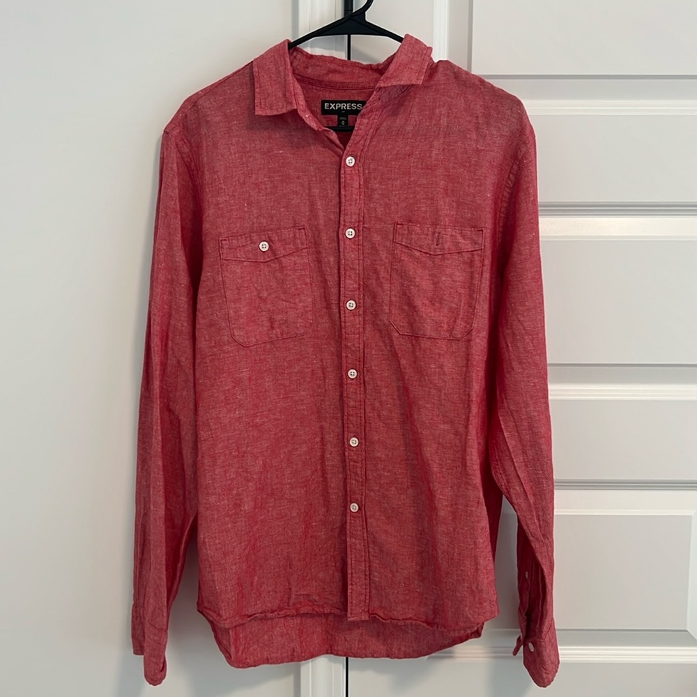 Linen long sleeve shirt